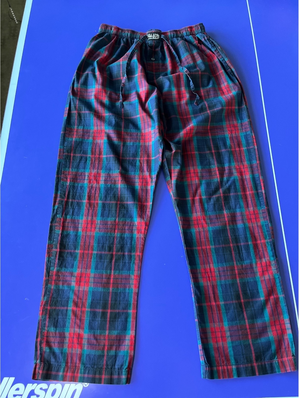Polo Ralph Lauren Men's Medium Plaid Lounge Pants Sleepwear Red Green Plaid